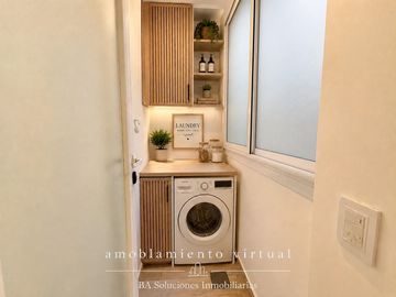 Venta Departamento 3 ambientes con Balcon al frente, Lavadero y Toilette en Recoleta