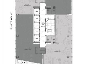 Alquiler - Oficina de 181m2 - QIUB-  Palermo Hollywood