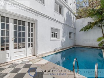 Alquiler casa en Belgrano, 8 ambientes, pileta, terraza, parrilla