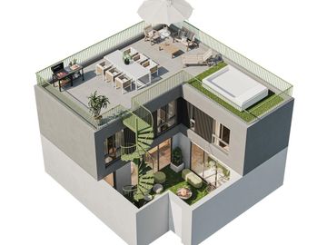 Casa reciclada de 3 dormitorios, en venta en Rosario Centro