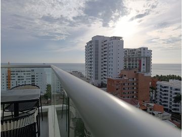 APARTAMENTO CON VISTA AL MAR EN VENTA - POZOS COLORADOS, SANTA MARTA