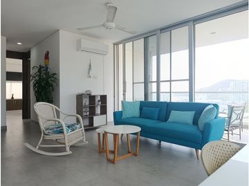 APARTAMENTO CON VISTA AL MAR EN VENTA - POZOS COLORADOS, SANTA MARTA