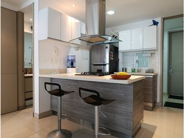 APARTAMENTO CON VISTA AL MAR EN VENTA - BELLO HORIZONTE, SANTA MARTA