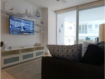 APARTAMENTO CON VISTA AL MAR EN VENTA - BELLO HORIZONTE, SANTA MARTA