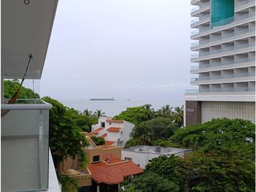 APARTAMENTO CON VISTA AL MAR EN VENTA - BELLO HORIZONTE, SANTA MARTA
