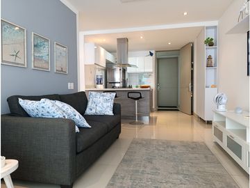 APARTAMENTO CON VISTA AL MAR EN VENTA - BELLO HORIZONTE, SANTA MARTA