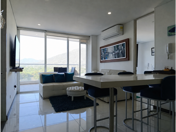 APARTAMENTO TURSTICO AMOBLADO EN VENTA - BELLO HORIZONTE, SANTA MARTA