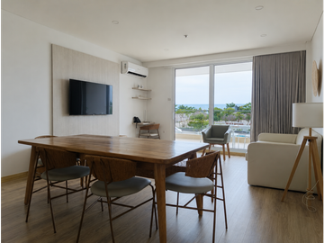 APARTAMENTO FRENTE AL MAR EN VENTA - BELLO HORIZONTE, SANTA MARTA
