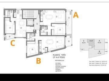 Departamento en venta de 1 dormitorio frente, en Alvear 1400, Rosario