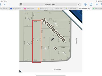 Terreno en Venta sobre Las FLores