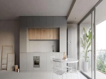 Venta departamento monoambiente divisible con balcón en barrio Lourdes