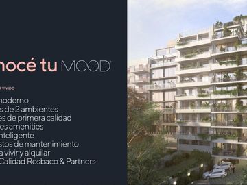 Departamento monoambiente en venta en Palermo Hollygood