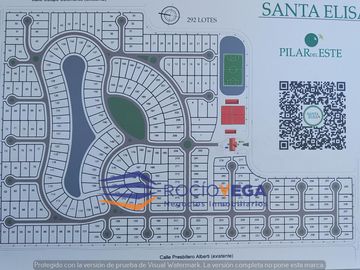 Terreno en Venta Barrio Santa Elisa Pilar del Este