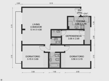 VENTA - Palermo Chico - 3 amb + Dep + Cochera
