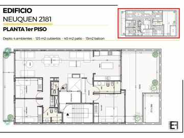 PISO 4 AMBIENTES PATIO GUARDACOCHES  A ESTRENAR
