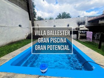CASA EN VENTA 3 AMB VILLA BALLESTER PILETA TERRAZA