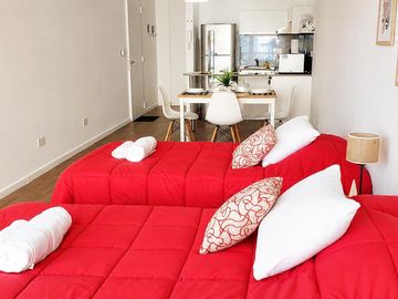 Hermoso y funcional departamento monoambiente Palermo Soho con pileta