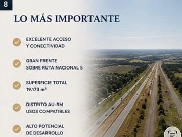 Fraccion en Lujan usos múltiples sobre autopista