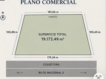 Fraccion en Lujan usos múltiples sobre autopista