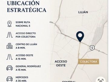 Fraccion en Lujan usos múltiples sobre autopista