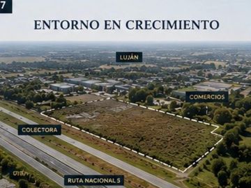 Fraccion en Lujan usos múltiples sobre autopista