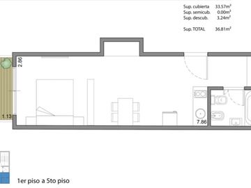 Departamento en ubicación estratégica entre Flores y Caballito - Financiación