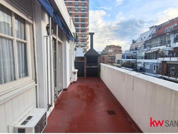 Alquiler Departamento 2 ambientes amoblado en Recoleta! Con Balcón y Parrilla.