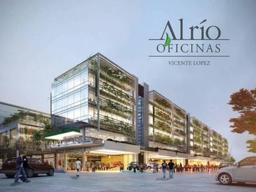 Alquiler en Al Rio - Oficina 160M2 - NUCLO 1 - 2 COCHERAS - (Certificación Leed) - VICENTE LOPEZ
