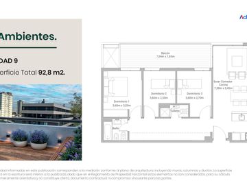 Departamento de cuatro ambientes en Caballito