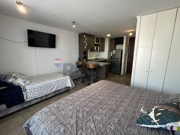 Depto mono ambiente amoblado con bodega