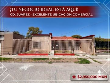 ¡CASA  CON POTENCIAL PARA USO COMERCIAL! | COL. MARGARITAS