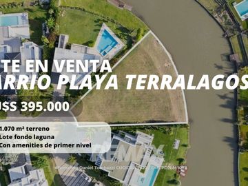 LOTE FONDO LAGUNA TERRALAGOS CANNING BARRIO PLAYA