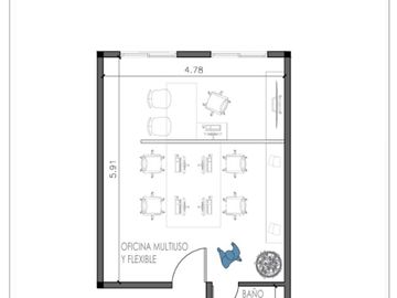 OFICINA VENTA APTO PROF/COMERC. CENTRO DE MORENO