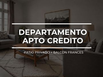 DEPARTAMENTO VENTA 6 AMB CON PATIO APTO CREDITO