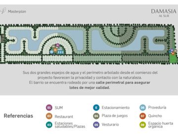 Lote con Salida a la Laguna-Damasia al Sur canning
