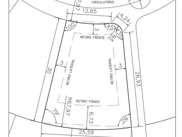 Venta lote interno de 620 M2 San Pablo Chico Pilar