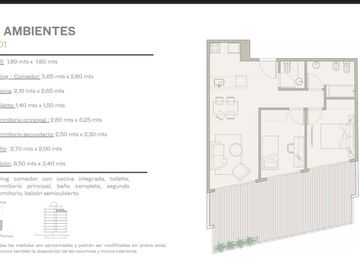 3 Ambientes en Pozo Balcon Terraza- Villa Ortúzar