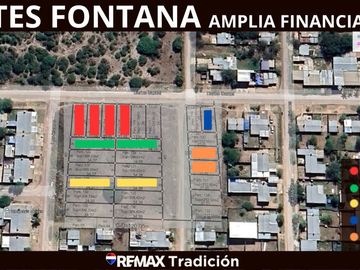 VENTA TERRENOS  EN FONTANA SOBRE PAVIMENTO