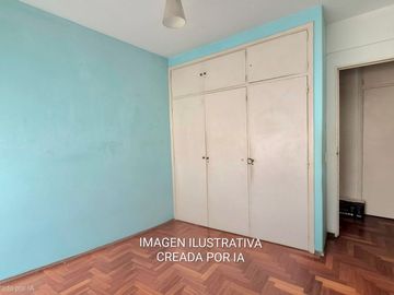 Depto 2 ambientes en Chacarita con balcón corrido