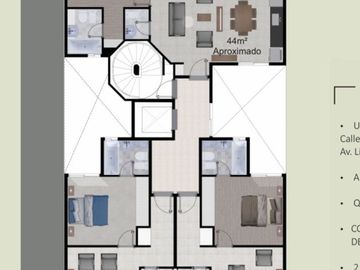 Venta 2 ambientes a estrenar en La Perla