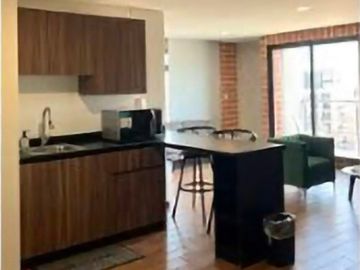 Departamento amueblado en venta en torre en barrio antiguo en centro Monterrey