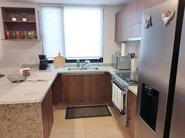 Renta de departamento amueblado en El Motivo, Zakia