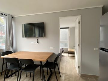 ARRIENDO 1D FULL AMOBLADO JUNTO AL PARQUE OHIGGINS
