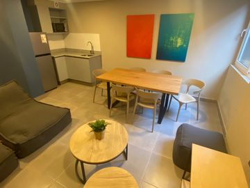 ARRIENDO 1D FULL AMOBLADO JUNTO AL PARQUE OHIGGINS