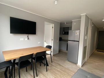 ARRIENDO 1D FULL AMOBLADO JUNTO AL PARQUE OHIGGINS