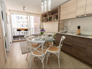 DEPARTAMENTO 1D1B EN VENTA A PASOS METRO SANTA LUCÍA, 34 M2