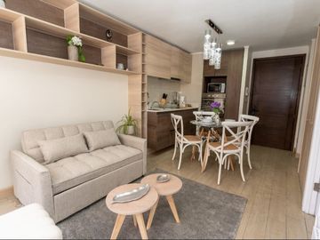 DEPARTAMENTO 1D1B EN VENTA A PASOS METRO SANTA LUCÍA, 34 M2