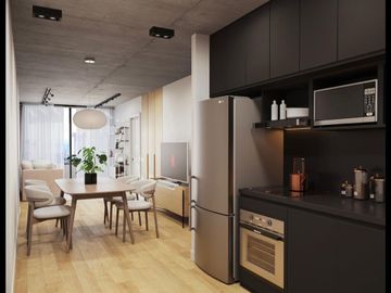 MONOAMBIENTE C/ PATIO A ESTRENAR USD 91.000 + CTAS