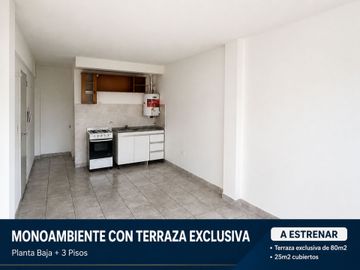VENTA MONOAMBIENTE TERRAZA EXCLUSIVA LAS HERAS