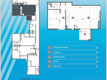 VENTA DEPTO EN POZO ALTA CORDOBA 1 DORM